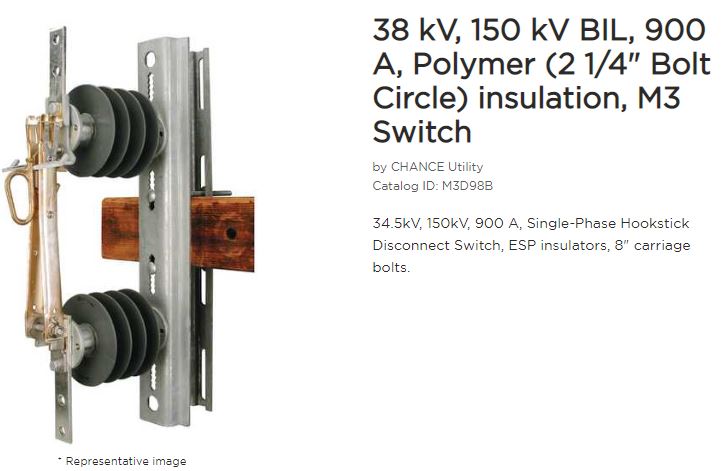 Switch Hook 900A 38kv